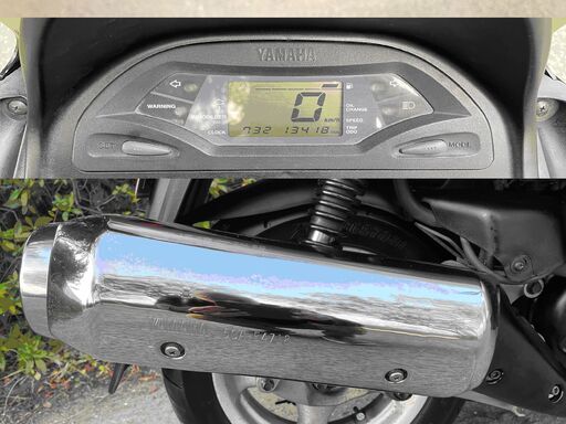 大分県☆ヤマハ マジェスティ125FI☆シルバー 美車☆8万円スタート