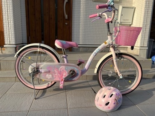 プリンセス　自転車　ヘルメット　補助輪