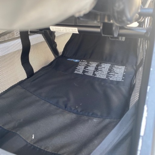 ジョイー 2人乗りベビーカー グレーフランネル レインカバー付き Joie