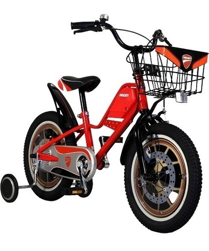 ほぼ新品 子供用自転車 16インチ DUCATI(ドゥカティ)  TDK-163 レッド 16型