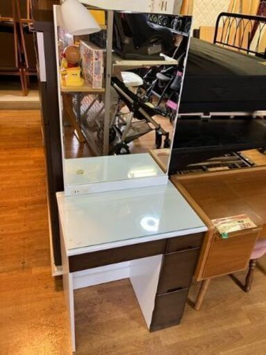 ⑥ リサイクルショップスターズ城西店 ドレッサー 鏡台 化粧 おしゃれ