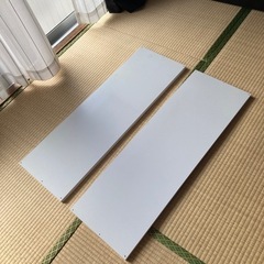 アイリスオーヤマ カラー化粧棚板 LBC-930 ホワイト　2枚セット