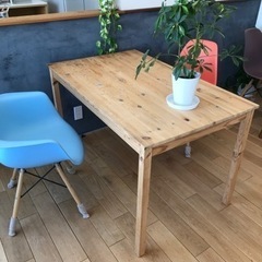 パイン材　ダイニングテーブル　4人用　イケア　IKEA