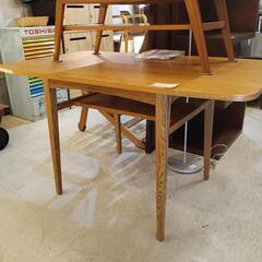 ウニコ unico 北欧スタイル クルトバタフライダイニングテーブル 無垢材 突板 オーク材