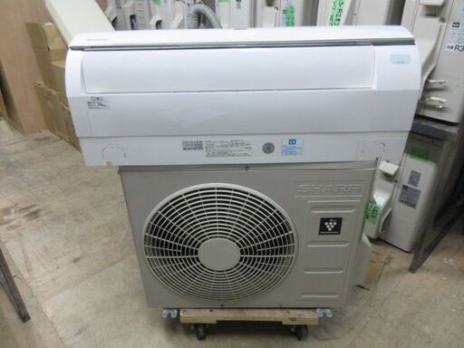 K04148　シャープ　中古エアコン　主に6畳用　冷房能力　2.2KW ／ 暖房能力　2.5KW