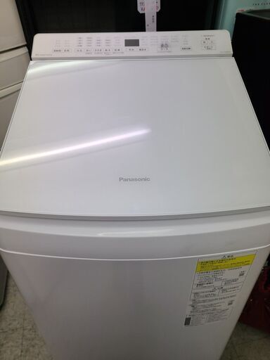 【自社配送最大6カ月保証！】洗濯機　パナソニック　2021年製　NA-FW80K9　ホワイト　縦型洗濯機
