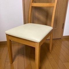 [椅子］　※終了　無料　ニトリ　ダイニングチェア(シャスタ3 LBR)