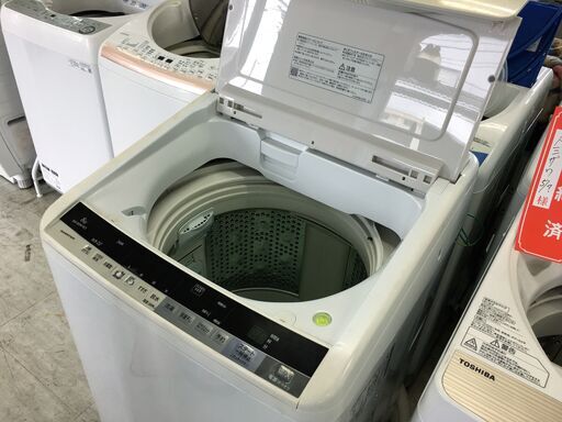 配送設置込み!　日立8.0Kインバーター洗濯機　2017年製　分解クリーニング済み！！