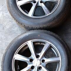 21年製夏ﾀｲﾔ215/60R16ｱﾙﾐﾎｱｰﾙ5穴114.3ﾋﾟｯﾁｾｯﾄ　ﾏｰｸX