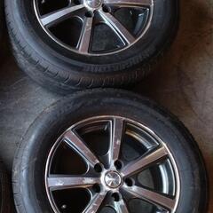 21年製夏ﾀｲﾔ215/60R16ｱﾙﾐﾎｱｰﾙ5穴114.3ﾋﾟｯﾁｾｯﾄ　ﾏｰｸX