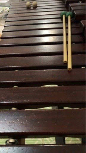 こおろぎ社　練習用マリンバ　木琴　RM40 スタンド付き　マレット2セット付き