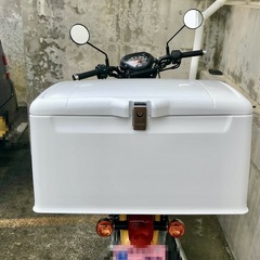 旭風防バイク用リアボックス 白色 110L-148L 大容量収納...