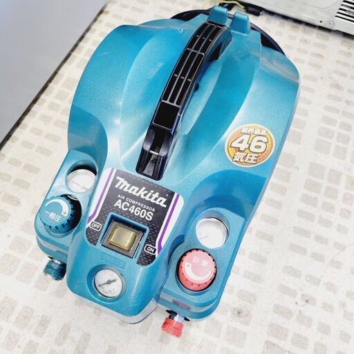 6/9マキタ/makita エアーコンプレッサー AC460S 50/60Hz 100V 11A 900W 工具