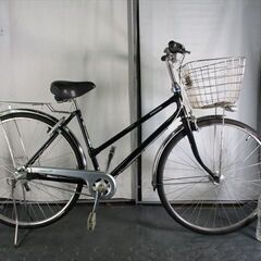 C609　限定特価　整備済み★ブリヂストン　Balcony　ブラック★ 中古自転車 【27インチ 】