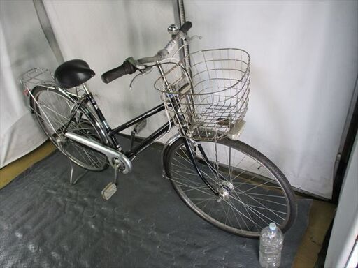 C609　限定特価　整備済み★ブリヂストン　Balcony　ブラック★ 中古自転車 【27インチ 】
