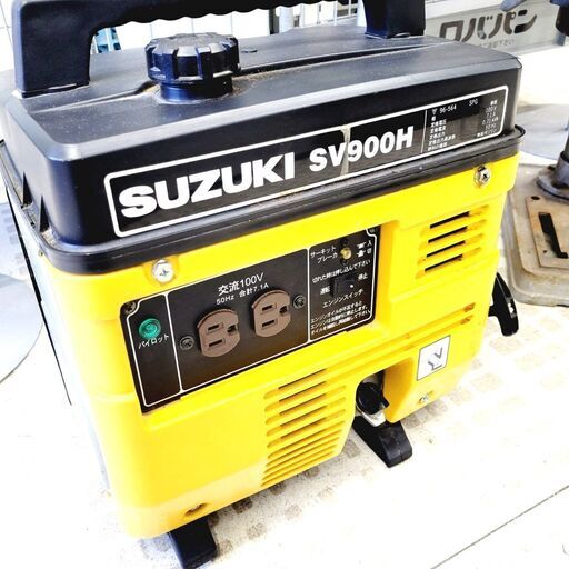 6/16スズキ/SUZUKI 発電機 SV900H ポータブル 100V 工具