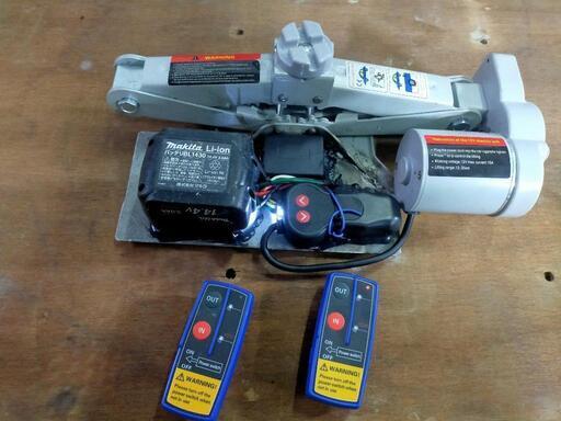 電動パンタグラフジャッキ マキタバッテリー仕様 ワイヤレス