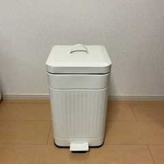 Galva スクエアダストBOX 12L マットホワイト　ゴミ箱②