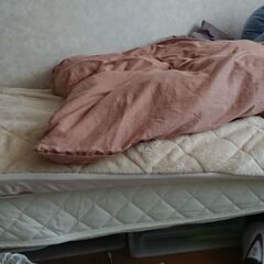 ニトリで購入のシンプルなシングルベッド