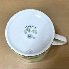 美品 本物 HERMES エルメス AFRICA アフリカ マグカップ 箱付き