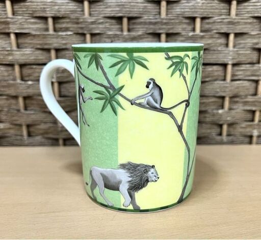 美品 本物 HERMES エルメス AFRICA アフリカ マグカップ 箱付き  
