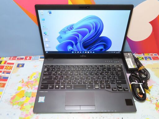 JC0307 富士通 ノートパソコン LIFEBOOK U938/S LTE 軽量 良品 office2021