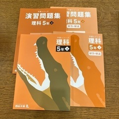 【ネット決済・配送可】四谷大塚 予習シリーズ 理科・社会(演習問題付)