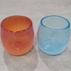 琉球ガラス　コップ　２個セット　グラス