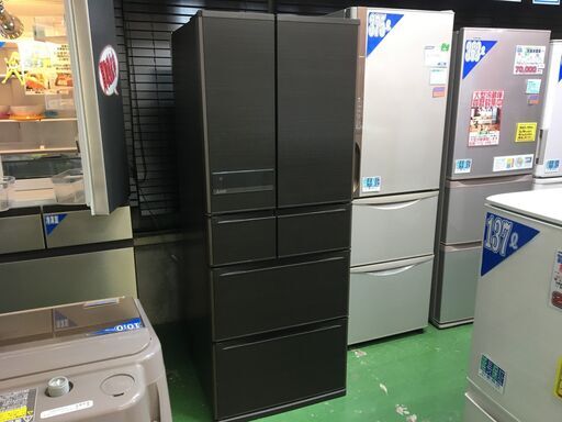 【愛品館八千代店】保証充実MITSUBISHI　2015年製475L6ドア冷凍冷蔵庫MR-JX48LY 37800円