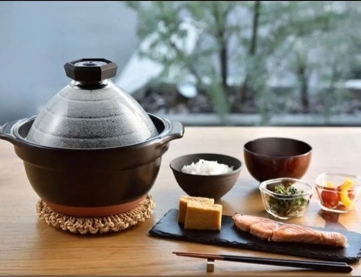 HARIO ( ハリオ ) フタ が ガラス の ご飯釜ご飯釜2~3合