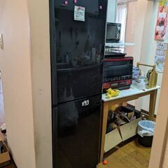 黒　冷蔵庫