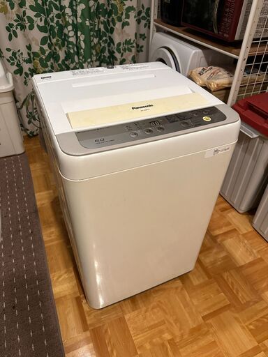 【大阪市浪速区 引き取り限定】Panasonic パナソニック NA-F60B10 6kg 全自動 洗濯機