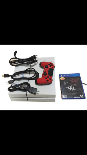 【中古品】・PS4 本体一式　・中古ソフト（Dead By Daylight） ・Wi-Fiルーター（IO DATA）