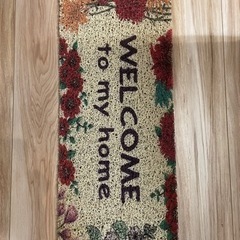welcome to my house 玄関マット