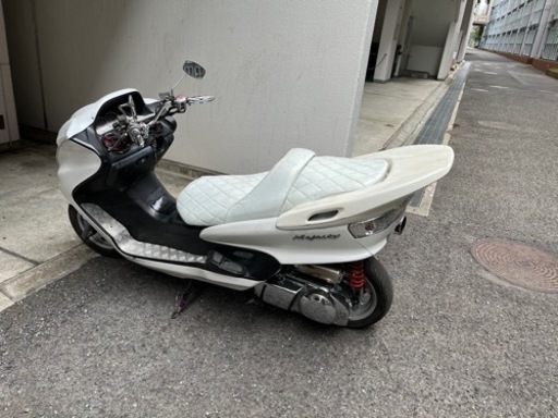 YAMAHAマジェスティー】SG03J 大人カスタム ホワイトカスタム 実働
