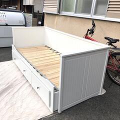 商談中】IKEA HEMNES ヘムネス デイベッドフレーム（引き出し×3