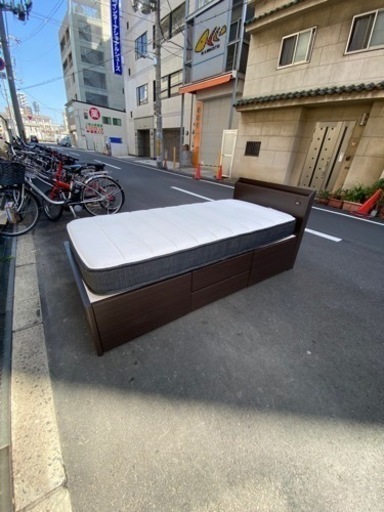 大阪市内配達設置無料 シングルベッドマットレスセット