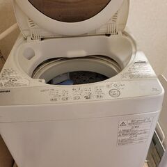 【譲ります】洗濯機 2019年製 TOSHIBA 東芝 AW-5...