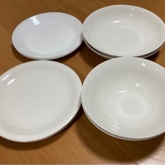 (お話中)食器(白いお皿)9枚セット