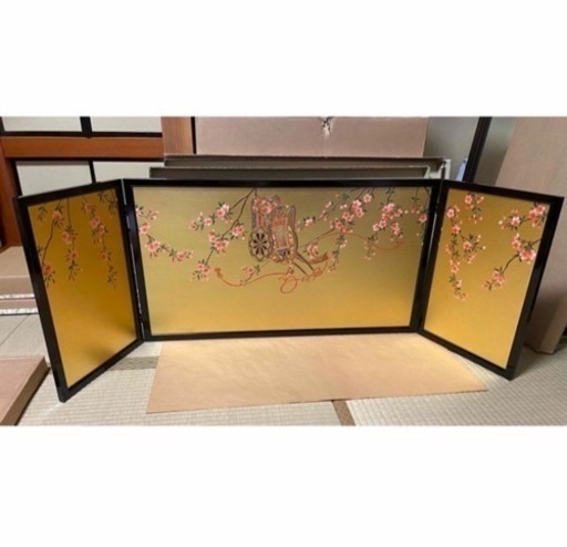 ✅新品未使用ひな祭親王飾り屏風どんなお雛様にも合わせやすいです
