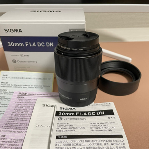 美品】シグマ(SIGMA) 30mm F1.4 DC DN ソニー用 Eマウント