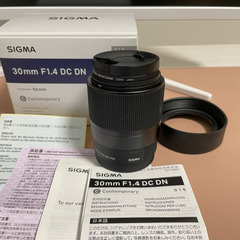 美品】シグマ(SIGMA) 30mm F1.4 DC DN ソニ...