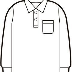 【求】白の長袖ポロシャツ(120サイズ)