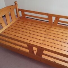 二段ベッド シングルベッド 木製フレーム ベッド