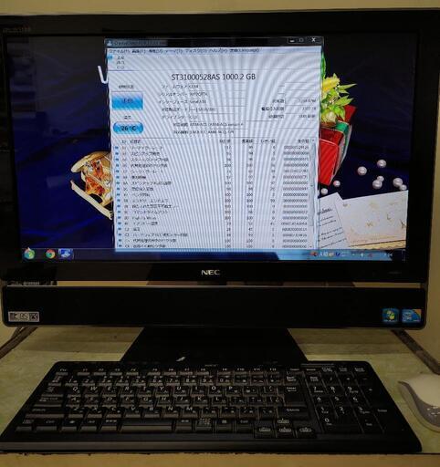 テレビが見れるNEC一体型パソコンPC-VW970/V - デスクトップパソコン