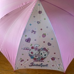ジュエルペット　ピンクの幼児傘☂️