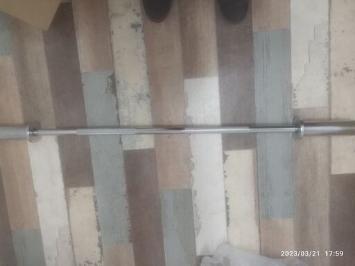 iROTEC オリンピックバーベルシャフト 径50mm 長さ220cm シルバー オリンピックバーベルシャフト50mm iROTEC オリンピックバーベル