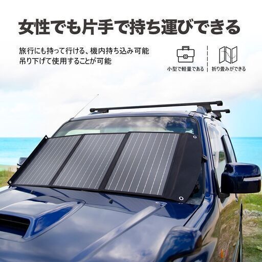⑧【処分価格】新品　ソーラーパネル90Wh