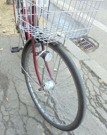 札幌白石区 26インチ 自転車 6段変速 ママチャリ シティサイクル
