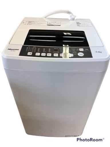NO.252 【2019年製】Hisense 全自動洗濯機 5.5kg HW-T55C